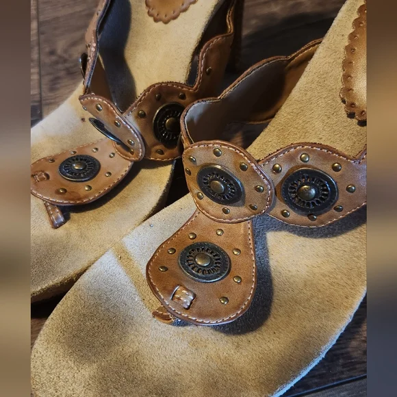 Charlotte Russe Brown Embellished Sandals - Picture 4 of 4